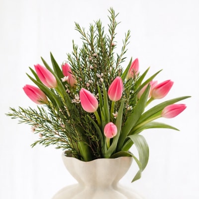 Blush Elegance Tulip