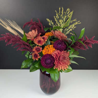 Amber Harvest Arrangement