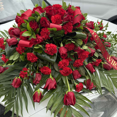 Deepest Love Casket Spray
