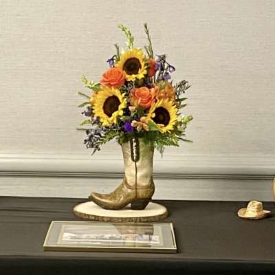 Sophia's Sunflower Rose Boot