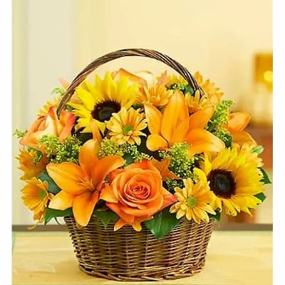 Fields of Europe Fall Basket
