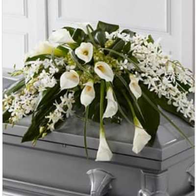 The FTD® Angel Wings™ Casket Spray
