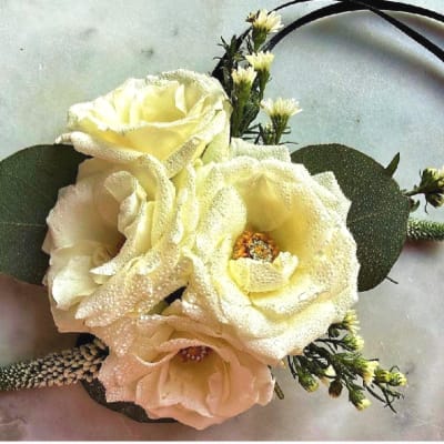 The Tuxedo Corsage by Evergreen Elegance