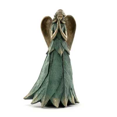 Angel - Blue and Bronze Praying
