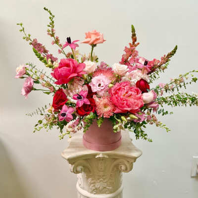 Raspberry Peony Box
