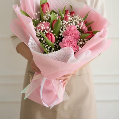 Tulip & Carnation Bouquet