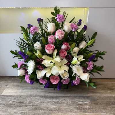 ARRANGEMENT FOR CHURCH OR FUNERAL HOME