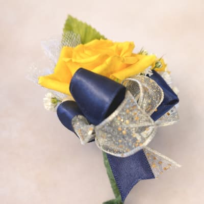 Yellow Rose Boutonniere
