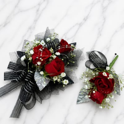 Putting on the Ritz Boutonniere Only