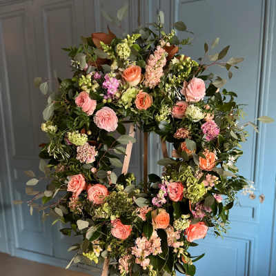 British style pastel colors.