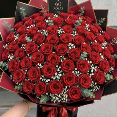 BUCHONES 60 ROSAS