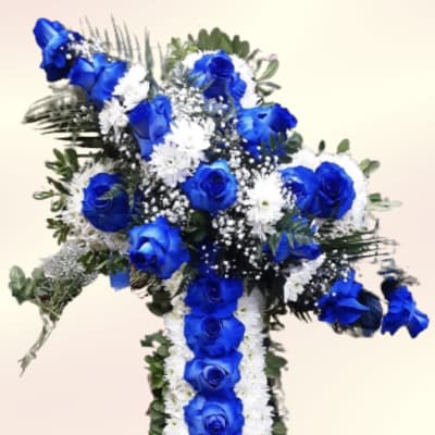 Blue Sympathy Cross