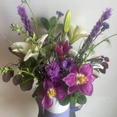 The Martha -- Pitcher with Blooms