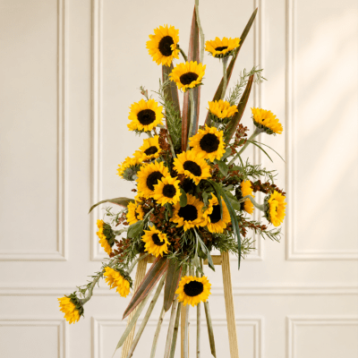 Golden Remembrance Standing Spray