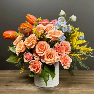 The Isabelle – Seasonal Flower Bouquet (Available Spring through early Summer)