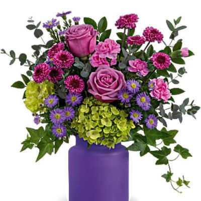Teleflora's Amethyst Awe Bouquet