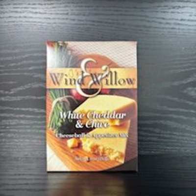 Box of Wind & Willow white cheddar and chive cheese spread mix