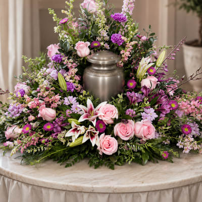 A Mothers Love Cremation Wreath