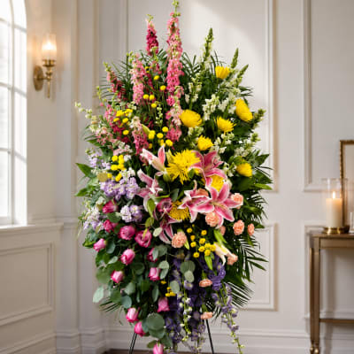 Lilies and Blooms Standing Spray