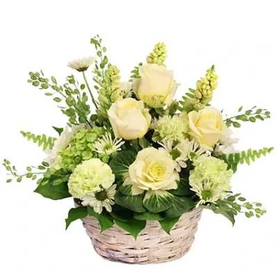 Poetic Pleasure Basket Arrangement