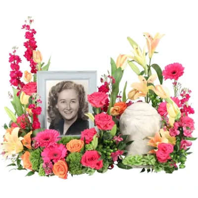 Vibrant Hope Cremation Flowers