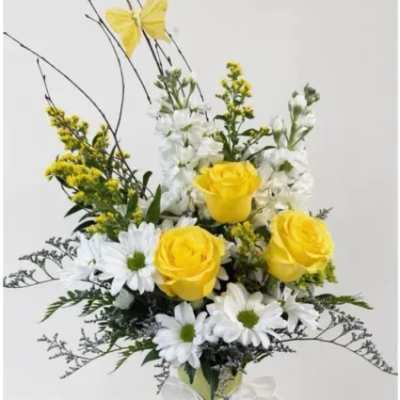 Simple Joy Flower Arrangement