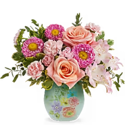 Watercolor Garden Bouquet