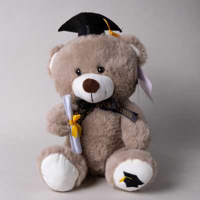 10" Beige Grad Bear