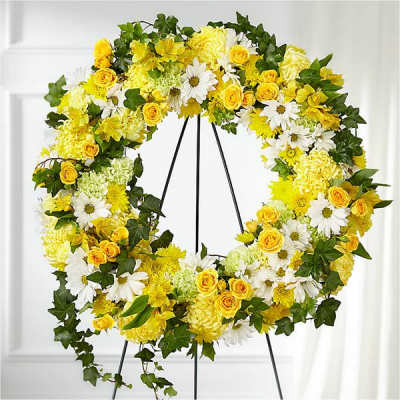 Golden Remembrance Wreath (PP)
