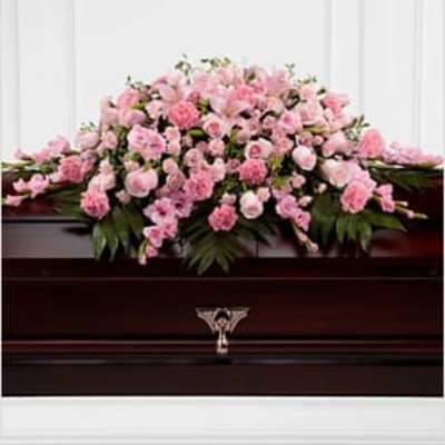 The FTD® Sweetly Rest™ Casket Spray