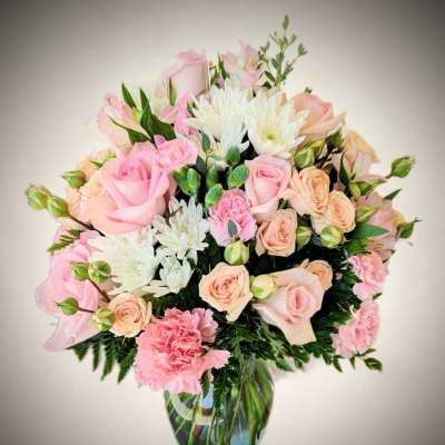 Blushing Tenderness Bouquet