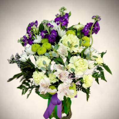 Lavender and Lime Fresh Blooms