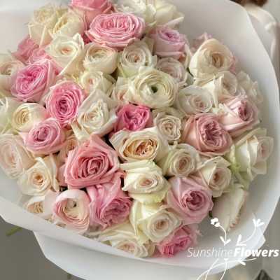 Gentle Whisper (51 Roses)