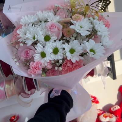 Pink Galore Hand Bouquet
