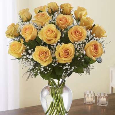 Dozen Yellow Roses