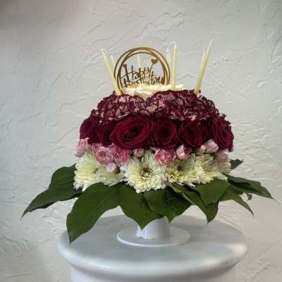 Blooming Birthday Cake