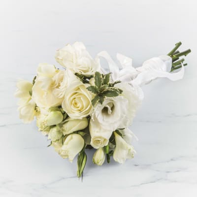 White Rose Bouquet by BloomNation™