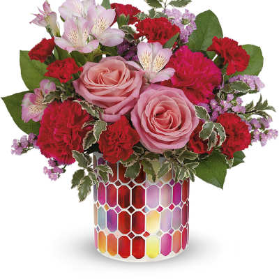 Teleflora's Charming Mosaic Bouquet