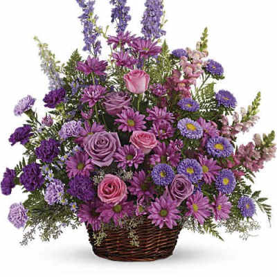 Gracious Lavender Basket