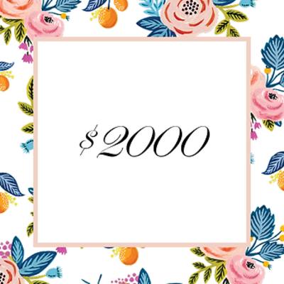 $2000 Deposit