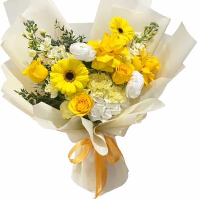 Golden Bloom Bouquet