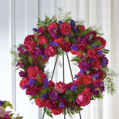 Calming Colors Wreath