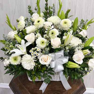 White Sympathy Basket