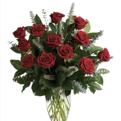 Dozen Long Stemmed Roses by BloomNation™