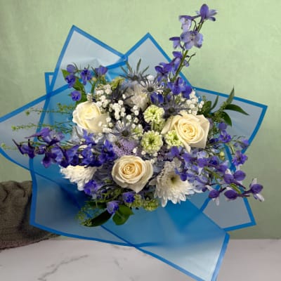Whispering Winds Wrapped Bouquet