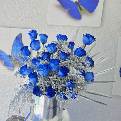 Blue Shine Arrangement