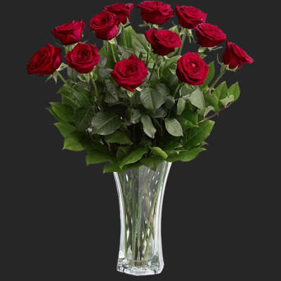 A Dozen Premium Red Roses