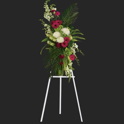 Gerberas and Palms Spray