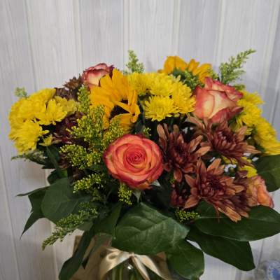 Autumn sunshine bouquet