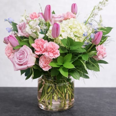 Blush garden elegance